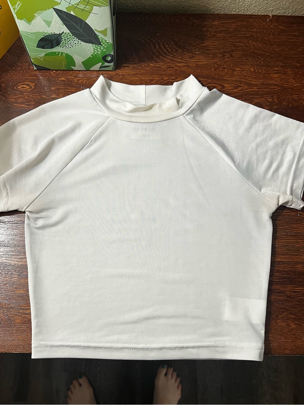UNIF - White Plex Crop Top - Size XS/S